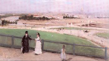 Berthe Morisot : View of Paris from the Trocadero
